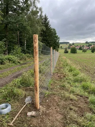 Wildzaun in Lenting - fachgerechte Ausführung vor Ort